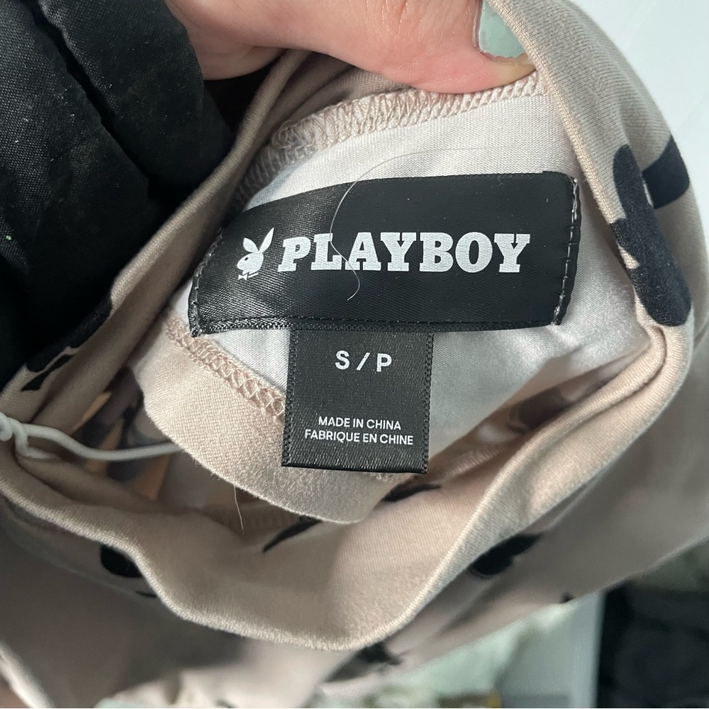 Playboy Long Sleeve Crop Top - Picture 3 of 3